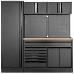 Kraftwerk Tools 3964K-BLK-021 MOBILIO BLK Mueble modular ancho 2 elementos, Haya