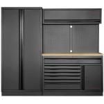 Kraftwerk Tools 3964K-BLK-022 MOBILIO BLK Mueble modular ancho 2 elementos, Haya