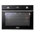 De'Longhi NSM75NPPP Backofen Einbau | Klasse A | schwarz 75 cm, el. Multifunktion (11), Elektronischer Programmierer, Pizza 300, Gären 40, einfach Dampf ed Hydroclean, Booster, Tür mit Soft-Close, Licht automatica. Zubehör: 1 Backblech, 1 flacher...