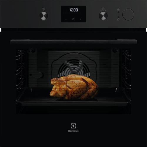Electrolux KOCGH60TH Four Encastrable | Classe énergétique A | 60 cm, SteamCrisp® (Vapeur 25 %), Pure Black