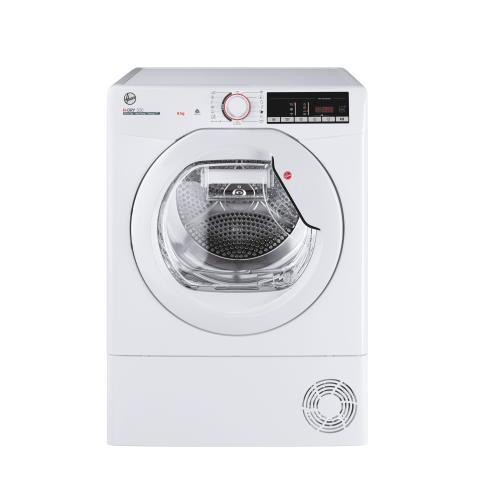 Hoover HLEH8A2TE-S Sèche-linge Pose libre | Classe énergétique E | Installation libre, Chargement frontal, pompe à chaleur