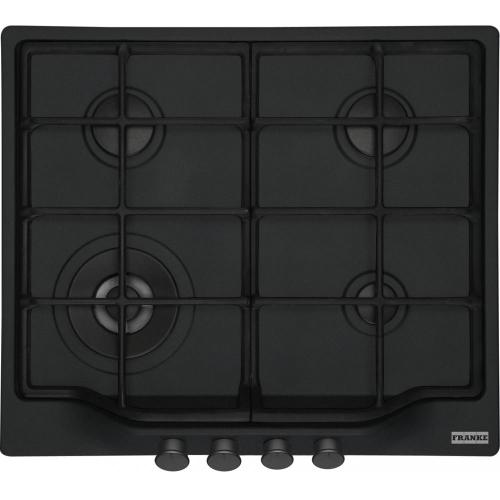 Franke FCH 604 3G TC MB C - 106.0691.511 Gaskochfeld Einbau | Schwarz, Einbauversion, 59 cm