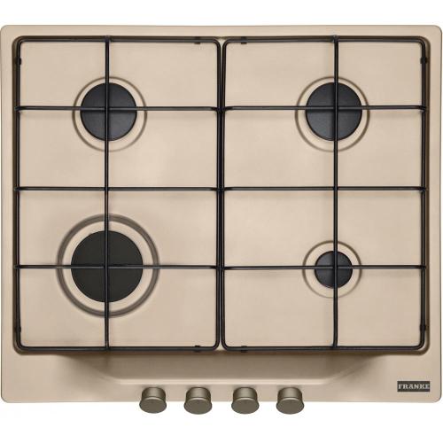 Franke FCH 604 4G OA E - 106.0696.851 Plaque de cuisson à gaz Encastré | avoine, À encastrer, 59 cm