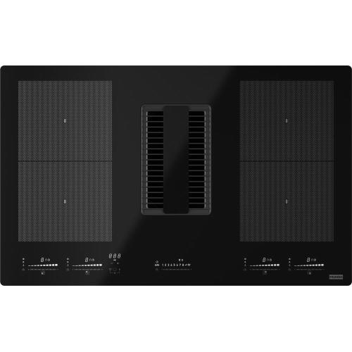 Franke FMY 839 HE - 340.0679.889 Table de cuisson à induction avec hotte aspirante intégrée Encastré | Classe énergétique A+ | Noir, À encastrer, 83 cm