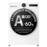 LG F4X9009TWCE Waschmaschine Freistehend | Klasse A | Classe A-60%, 1400 giri, Display Easy Circle
