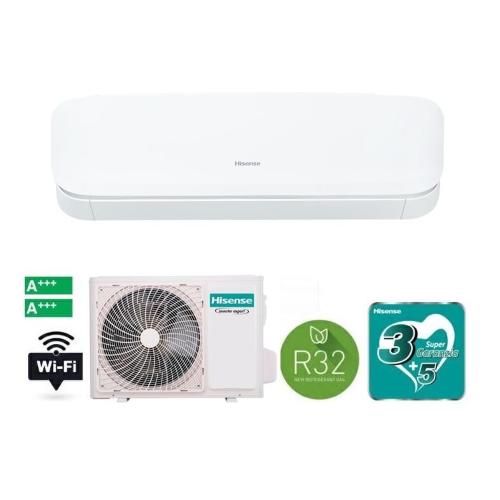 Hisense QJ25XJ3AG/AS25XV04W Air conditioner Single-split Split-system air conditioner, White, Cooling | Energy Class A+++