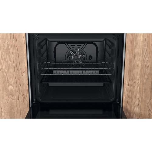 Hotpoint-Ariston HS68G8PHX/E/1 Cooker Freestanding | Class A | Electric oven, 4 gas burners, stainless steel finish