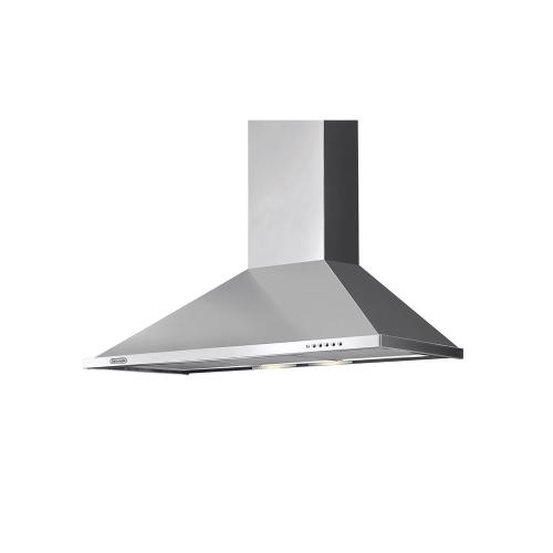 De'Longhi DLCI88.9EC Dunstabzugshaube Einbau | Klasse - | 90 cm, inox, comandi a pulsante, 3 velocità