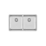 Foster Ke 2V 34X40 Tpr S/Top - 2203850 Sink Overlapping | Stainless steel AISI 304 brushed, Drain 3½, Stainless steel, Brushed finish