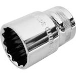 Kraftwerk Tools 302.202.213 Douille, 12 pt., 38 mm, 1/2", 21mm