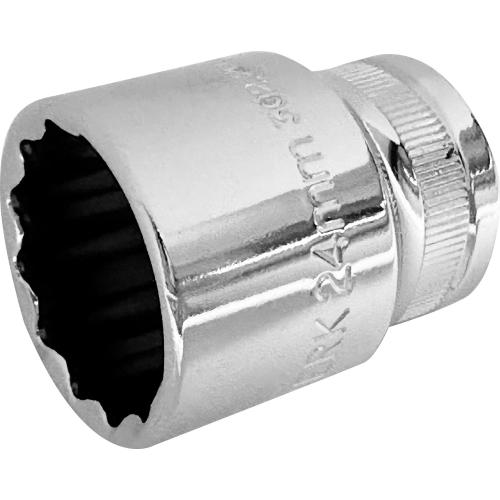 Kraftwerk Tools 302.202.216 Steckschlüssel, 12 pt., 38 mm, 1/2", 24mm