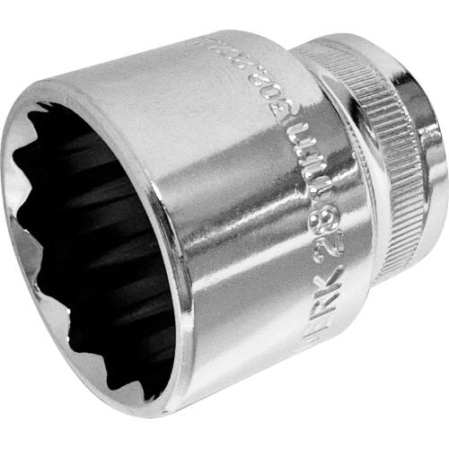 Kraftwerk Tools 302.202.220 Steckschlüssel, 12 pt., 40 mm, 1/2", 28mm