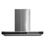 Falmec Lumina Nrs Parete/Wall 120 C0001 Vetro Nero Cono Inox 220-240V 50-60Hz T80 S/Filtro Hood Wall-mounted | Class A+ | 90 cm, NRS, Touch Control