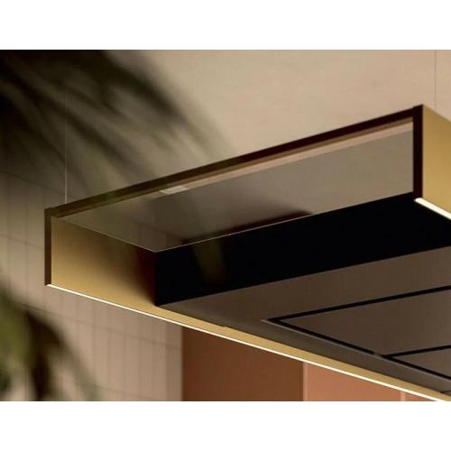Falmec Light Is.120 C0001 Profilo Bronzo Sat. Nero 220-240V - 50-60Hz T50 C/Filtro Hood Island | Class A | 120 cm island hood, satin bronze profile, Multi-Air technology, LED lighting, touch controls