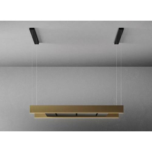 Falmec Light Is.120 C0001 Profilo Bronzo Sat. Nero 220-240V - 50-60Hz T50 C/Filtro Hood Island | Class A | 120 cm island hood, satin bronze profile, Multi-Air technology, LED lighting, touch controls