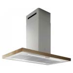 elica BIO ISLAND @ WH/A/120x53 USB ROVERE - PRF0148081A Campana extractora Isla | Clase energética A+ | Anchura 120 cm, Color Blanco, Clase A+