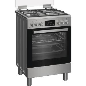 Hotpoint-Ariston HS68G8PHX/E/1 Cooker Freestanding | Class A | Electric oven, 4 gas burners, stainless steel finish