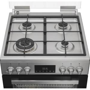 Hotpoint-Ariston HS68G8PHX/E/1 Cooker Freestanding | Class A | Electric oven, 4 gas burners, stainless steel finish