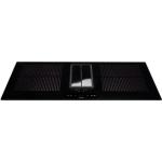 Falmec Quantum Pro Easy 90 Vetro Nero Lucido Ral 9005 220-240V - 50-60Hz T60 C/Filtro Campana extractora Empotrable | Clase energética A+ | Placa de inducción con campana integrada, vitrocerámica negra, función Double Bridge, motor sin escobillas, capacid