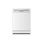 Midea MFD60S131W-IT Lave-vaisselle | Pose libre | Classe énergétique E | Installation libre, Dimension maximale (60 cm), Blanc