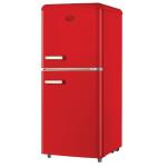 DCG Eltronic MF110RCDP Kühl-gefrierkombination freistehend 110 L, Rot