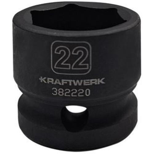 Kraftwerk Tools 382220 1/2" dr. stubby impact socket 22 mm