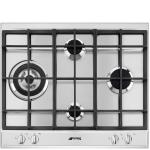 Smeg P261XGH Gas hob Built-in | Class N/A | 4 gas burners, cast iron grids, ignition quick