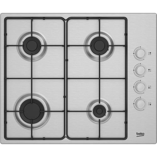 Beko HIGG641C3SX Gas hob built-in 4 Burners, 60 cm, stainless steel