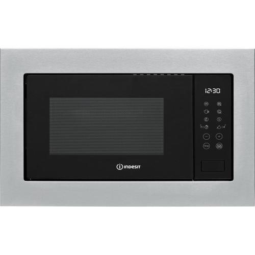 Indesit MWI125GX1 Mikrowellenofen einbau Einbauversion, Mikrowelle mit Grill, 25 L