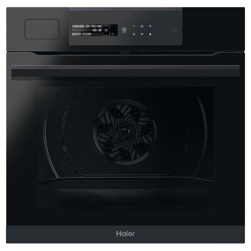 Haier HWO60SM6S9BH Backofen Einbau | Klasse A+ | Capacità 70 L, 9 funzioni cottura, Pulizia Pirolitica
