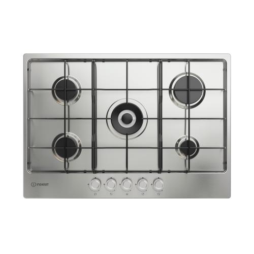 Indesit THP752WIXI1 Gas hob built-in stainless steel, Recessed, 75 cm