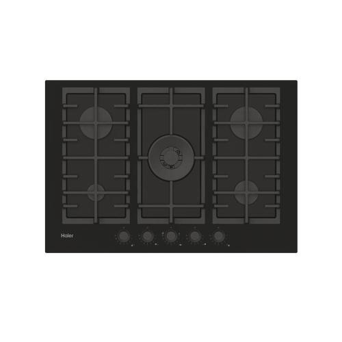 Haier HAVG75S2BPB Gaskochfeld Einbau | Schwarz, Einbauversion, 74.5 cm