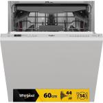 Whirlpool W0ID734LS Geschirrspüler | Vollständig versenkbar | Energieklasse D | Vollständig versenkbar, Maximale Größe (60 cm), Silber