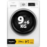 Whirlpool FFWDB 964489 BSV IT Lavasecadora Instalación libre | Clase energética A | Carga frontal, Instalación gratuita, Blanco