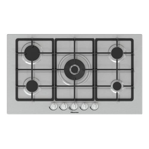 Hisense GM773XF Placa de gas Encastrado | Acciaio inox, Da incasso, 71 cm