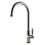 Gessi VENTI20 Girevole Nickel PVD - 60620#720 Mitigeur Évier | Nickel Brillant Pvd, Bec pivotant 360°, Débit réglable