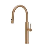 Gessi GESSI 316 Due Getti Warm Bronze Brushed PVD - 60022#726 Mitigeur Évier | Bronze chaud brossé PVD, Double jet commutable, Jet normal et vaporisé