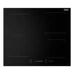 De'Longhi YLI61BG Plaque à induction Encastré | Noir, À encastrer, 60 cm